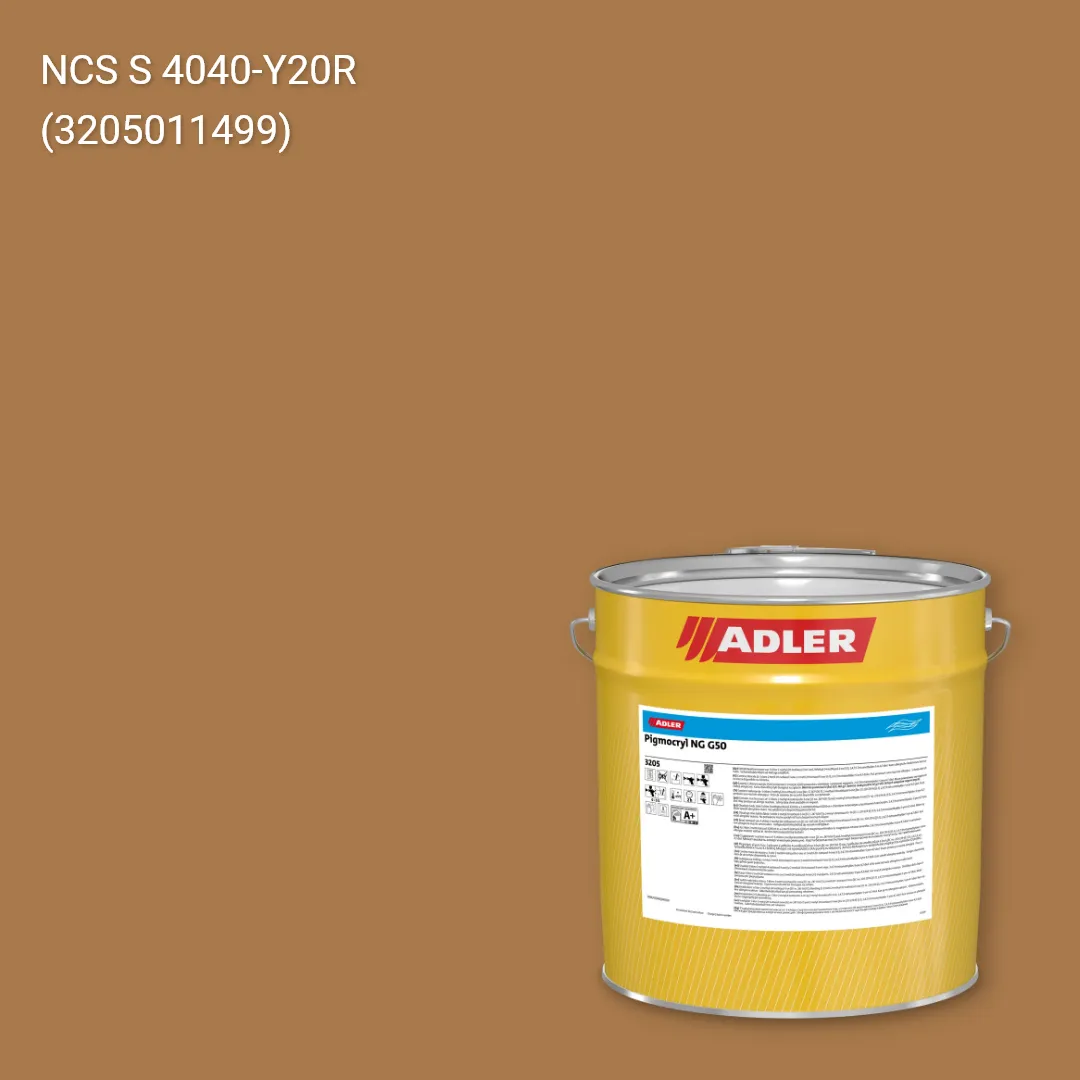Лак меблевий Pigmocryl NG G50 колір NCS S 4040-Y20R, Adler NCS S