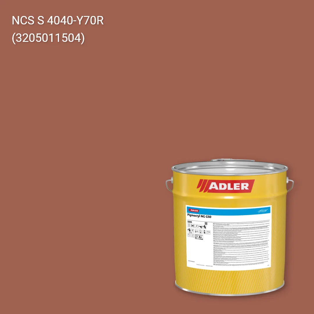 Лак меблевий Pigmocryl NG G50 колір NCS S 4040-Y70R, Adler NCS S