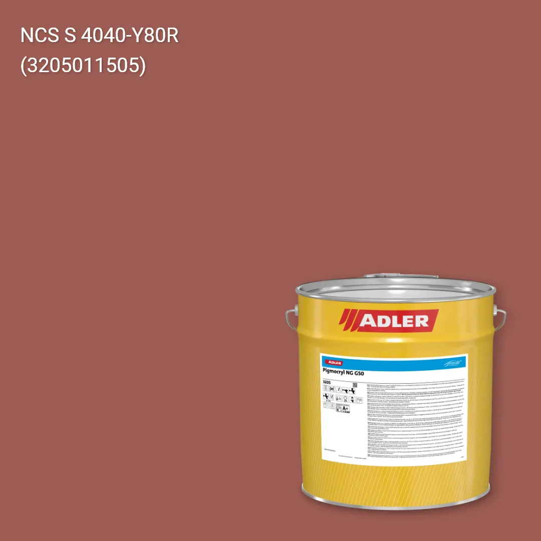 Лак меблевий Pigmocryl NG G50 колір NCS S 4040-Y80R, Adler NCS S