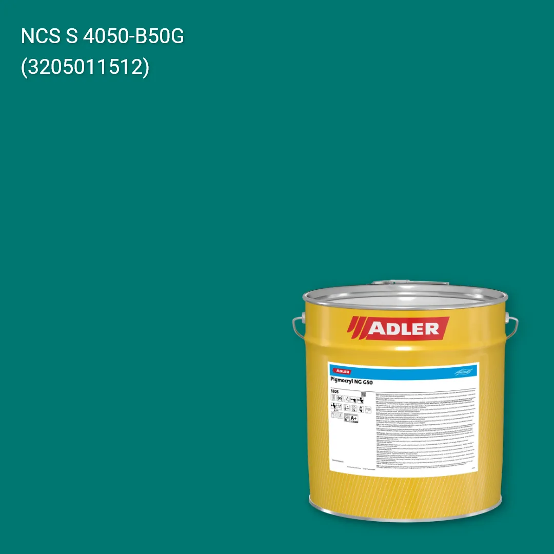 Лак меблевий Pigmocryl NG G50 колір NCS S 4050-B50G, Adler NCS S