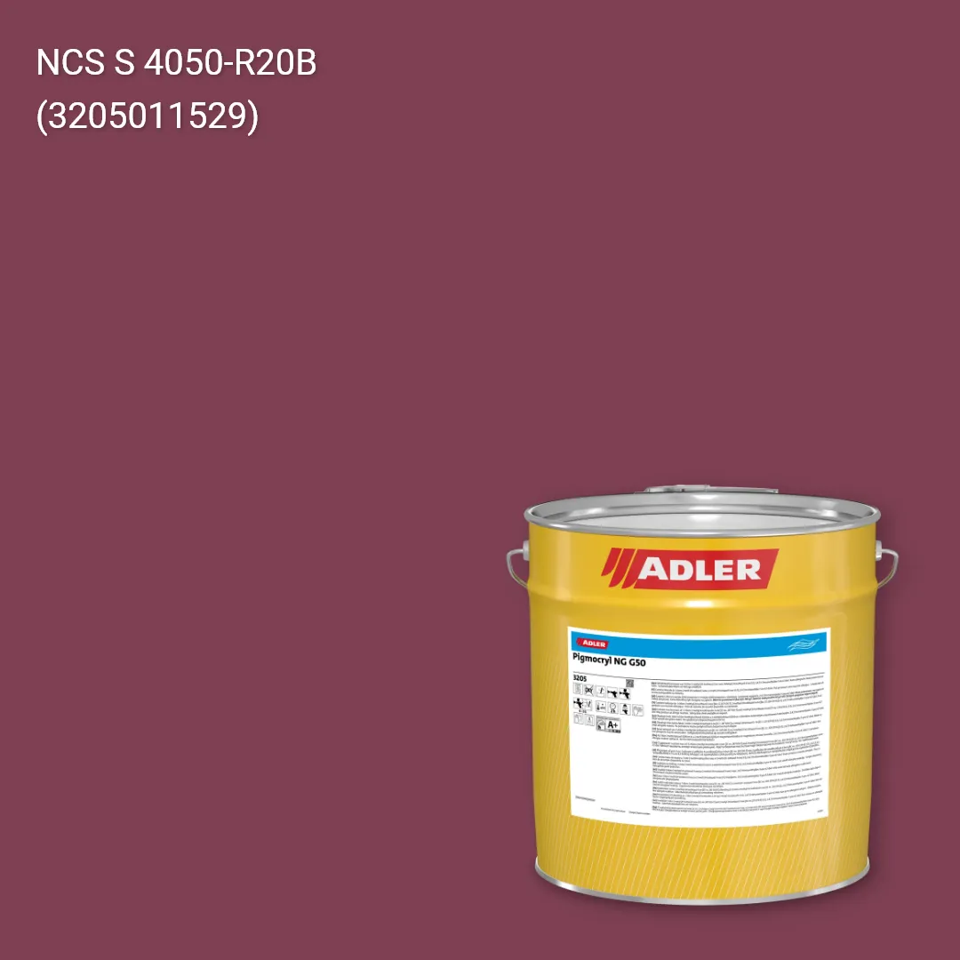 Лак меблевий Pigmocryl NG G50 колір NCS S 4050-R20B, Adler NCS S