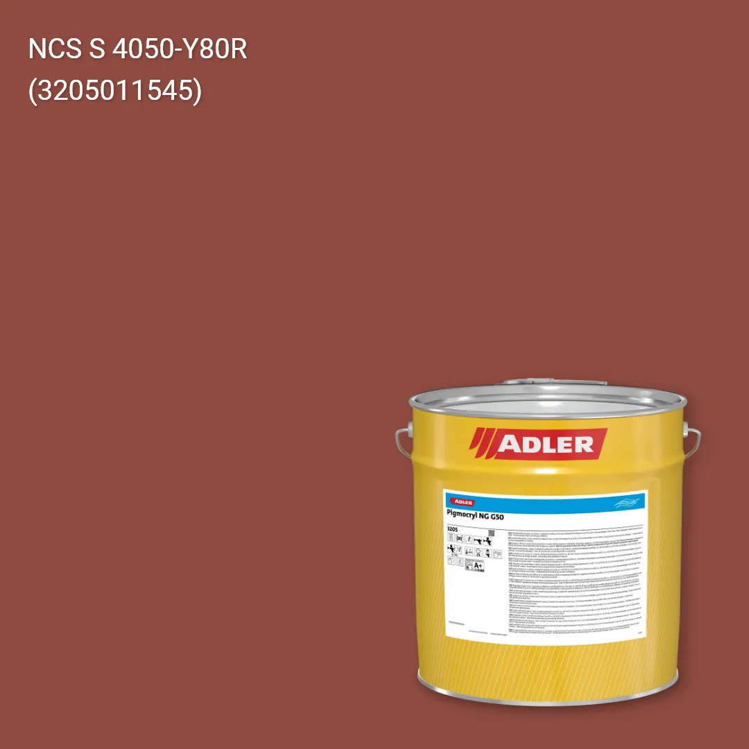 Лак меблевий Pigmocryl NG G50 колір NCS S 4050-Y80R, Adler NCS S