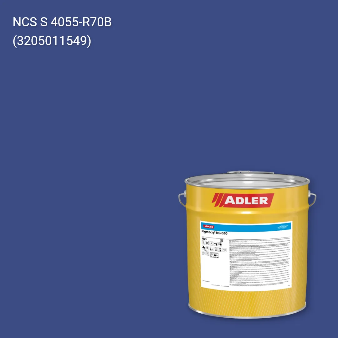 Лак меблевий Pigmocryl NG G50 колір NCS S 4055-R70B, Adler NCS S