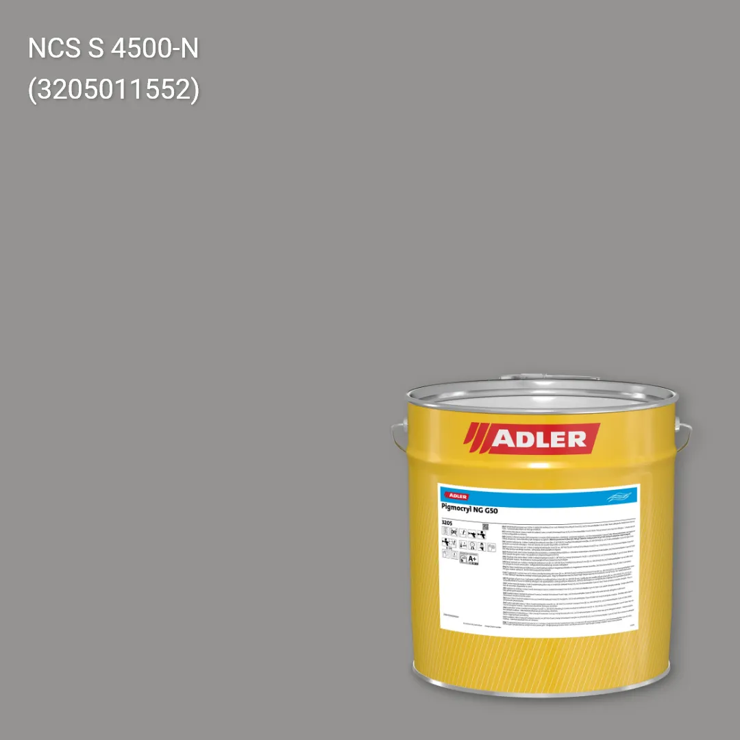 Лак меблевий Pigmocryl NG G50 колір NCS S 4500-N, Adler NCS S