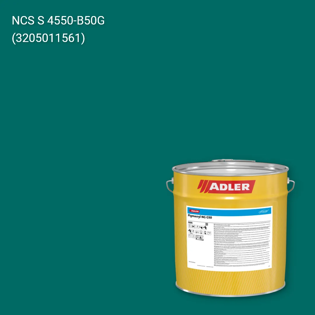 Лак меблевий Pigmocryl NG G50 колір NCS S 4550-B50G, Adler NCS S