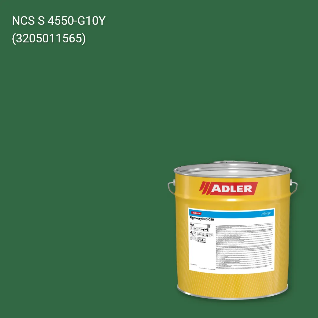 Лак меблевий Pigmocryl NG G50 колір NCS S 4550-G10Y, Adler NCS S
