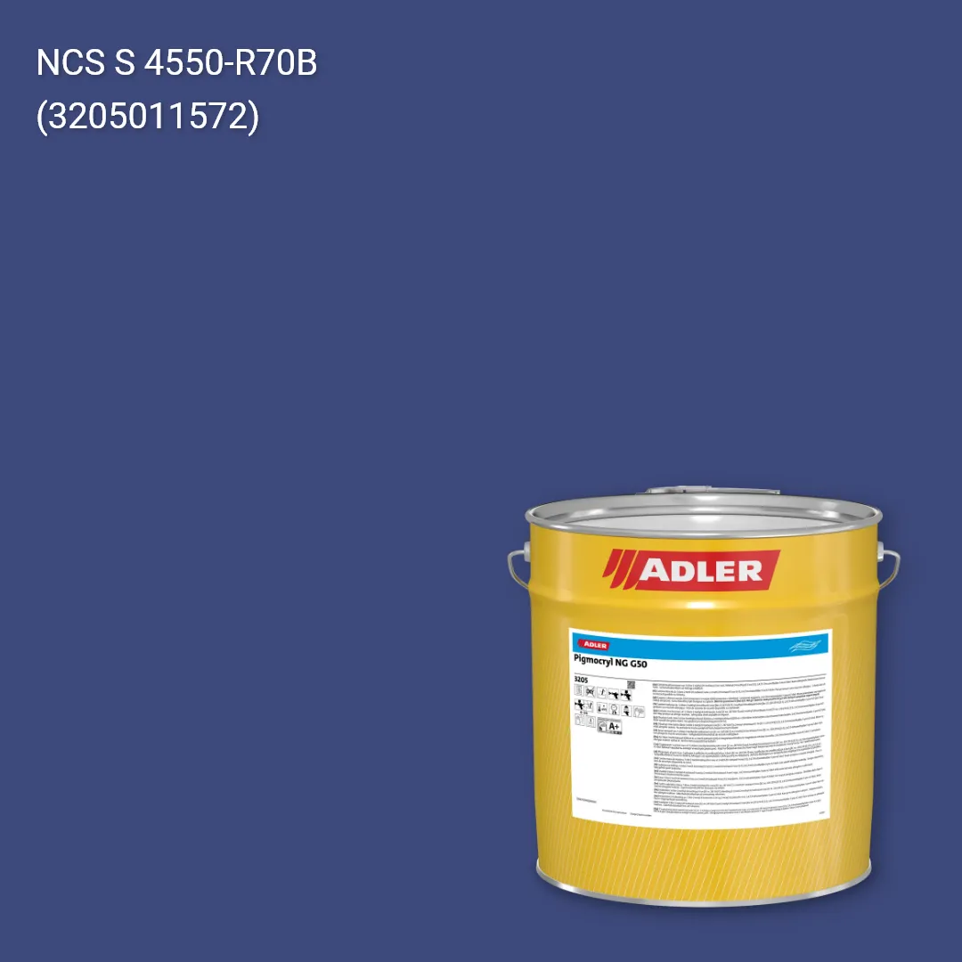 Лак меблевий Pigmocryl NG G50 колір NCS S 4550-R70B, Adler NCS S