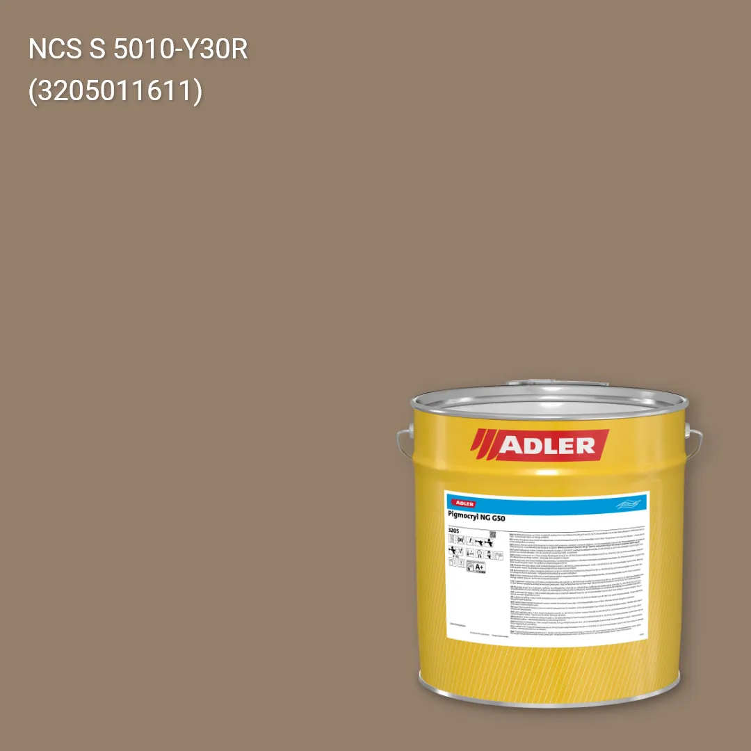 Лак меблевий Pigmocryl NG G50 колір NCS S 5010-Y30R, Adler NCS S