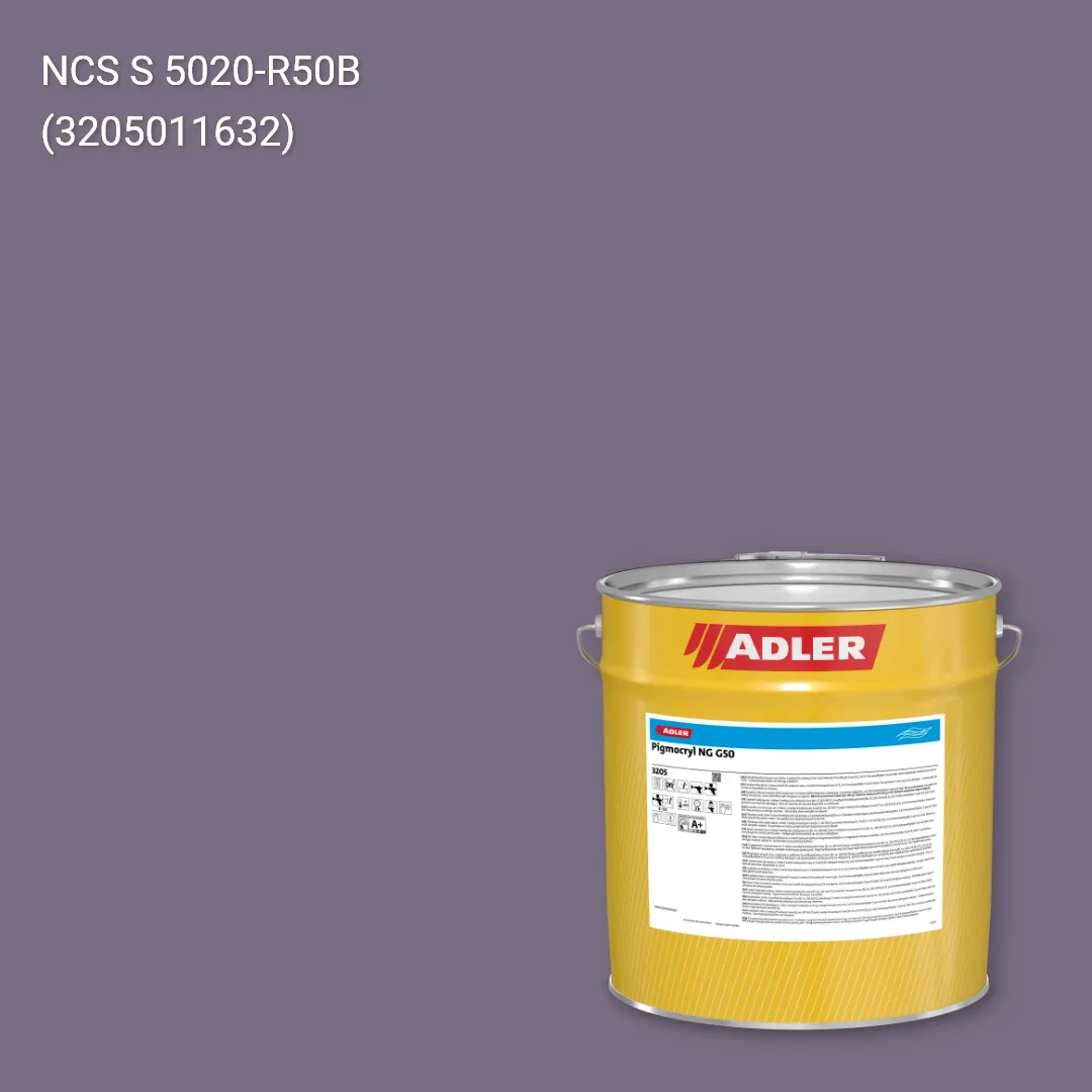 Лак меблевий Pigmocryl NG G50 колір NCS S 5020-R50B, Adler NCS S