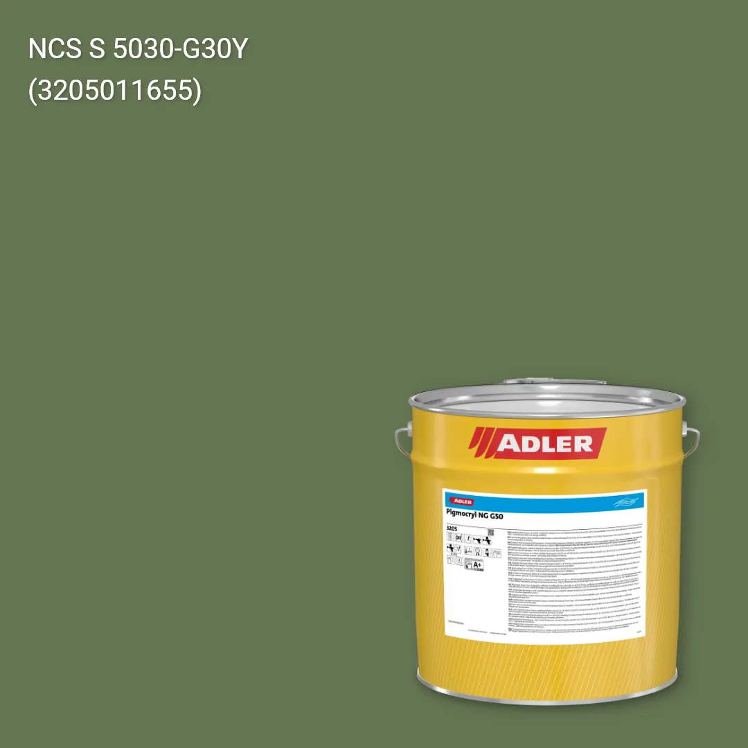 Лак меблевий Pigmocryl NG G50 колір NCS S 5030-G30Y, Adler NCS S