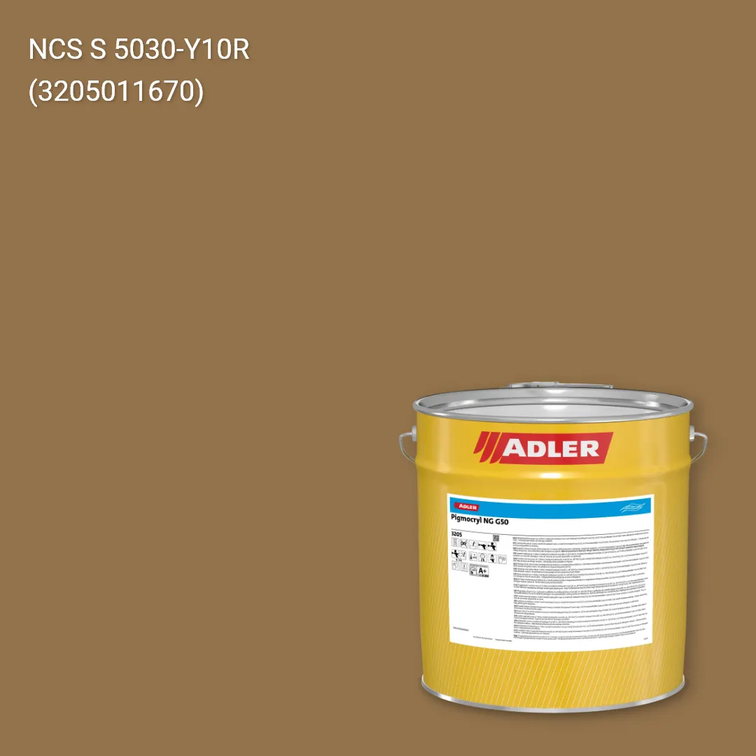 Лак меблевий Pigmocryl NG G50 колір NCS S 5030-Y10R, Adler NCS S