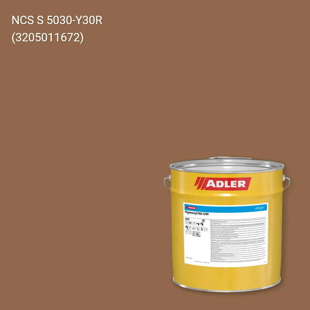 Лак меблевий Pigmocryl NG G50 колір NCS S 5030-Y30R, Adler NCS S