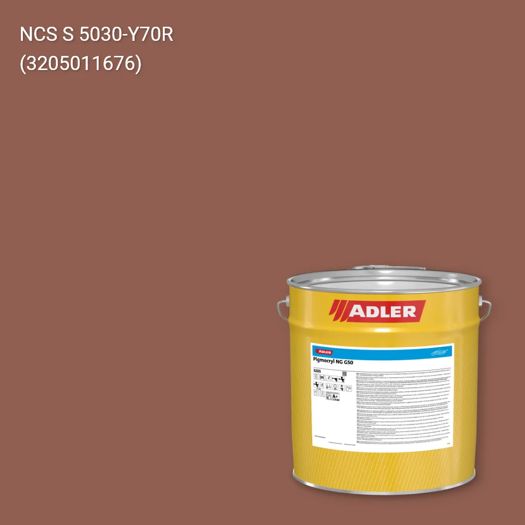Лак меблевий Pigmocryl NG G50 колір NCS S 5030-Y70R, Adler NCS S