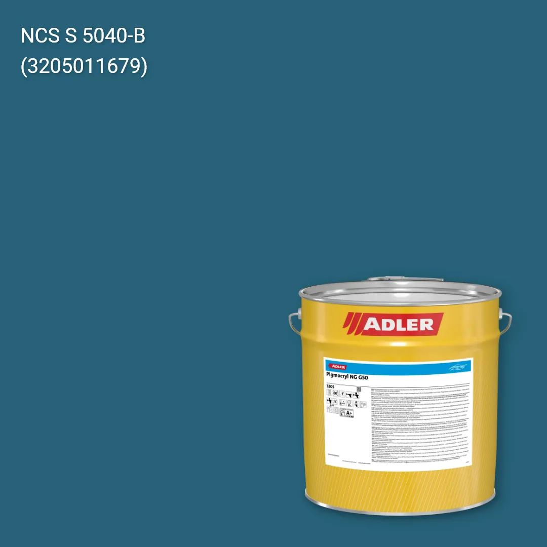 Лак меблевий Pigmocryl NG G50 колір NCS S 5040-B, Adler NCS S