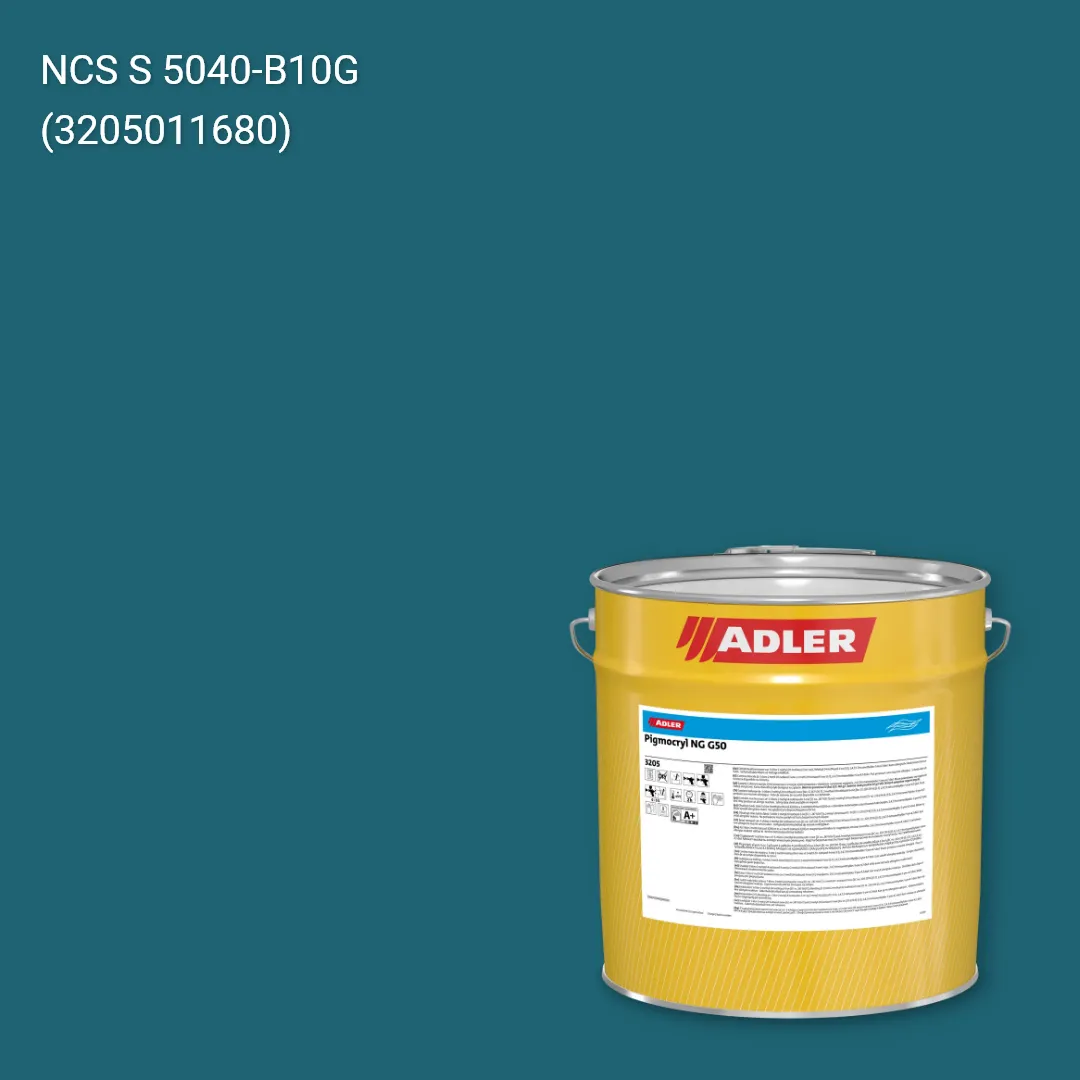 Лак меблевий Pigmocryl NG G50 колір NCS S 5040-B10G, Adler NCS S