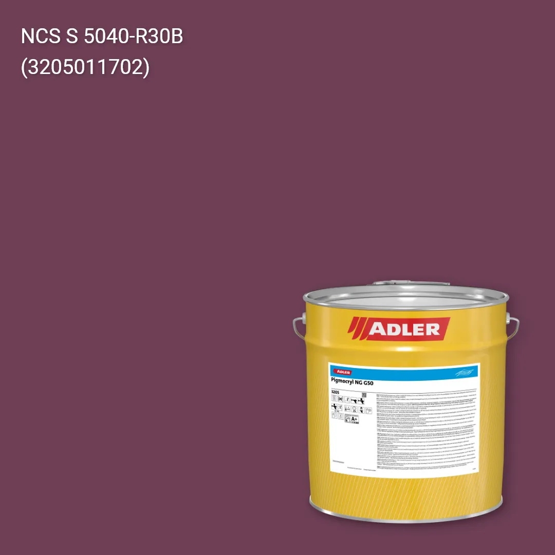 Лак меблевий Pigmocryl NG G50 колір NCS S 5040-R30B, Adler NCS S