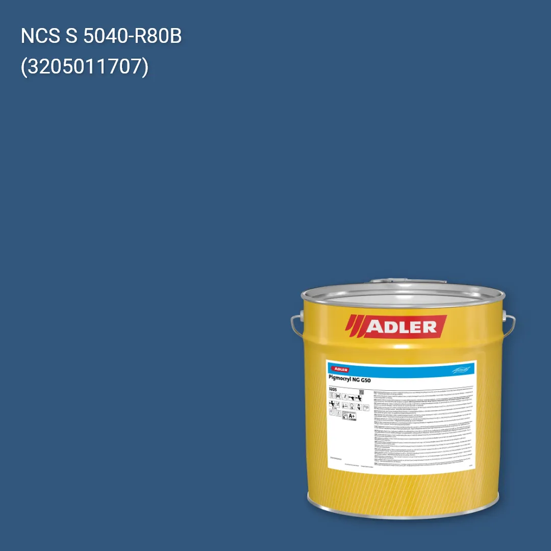 Лак меблевий Pigmocryl NG G50 колір NCS S 5040-R80B, Adler NCS S