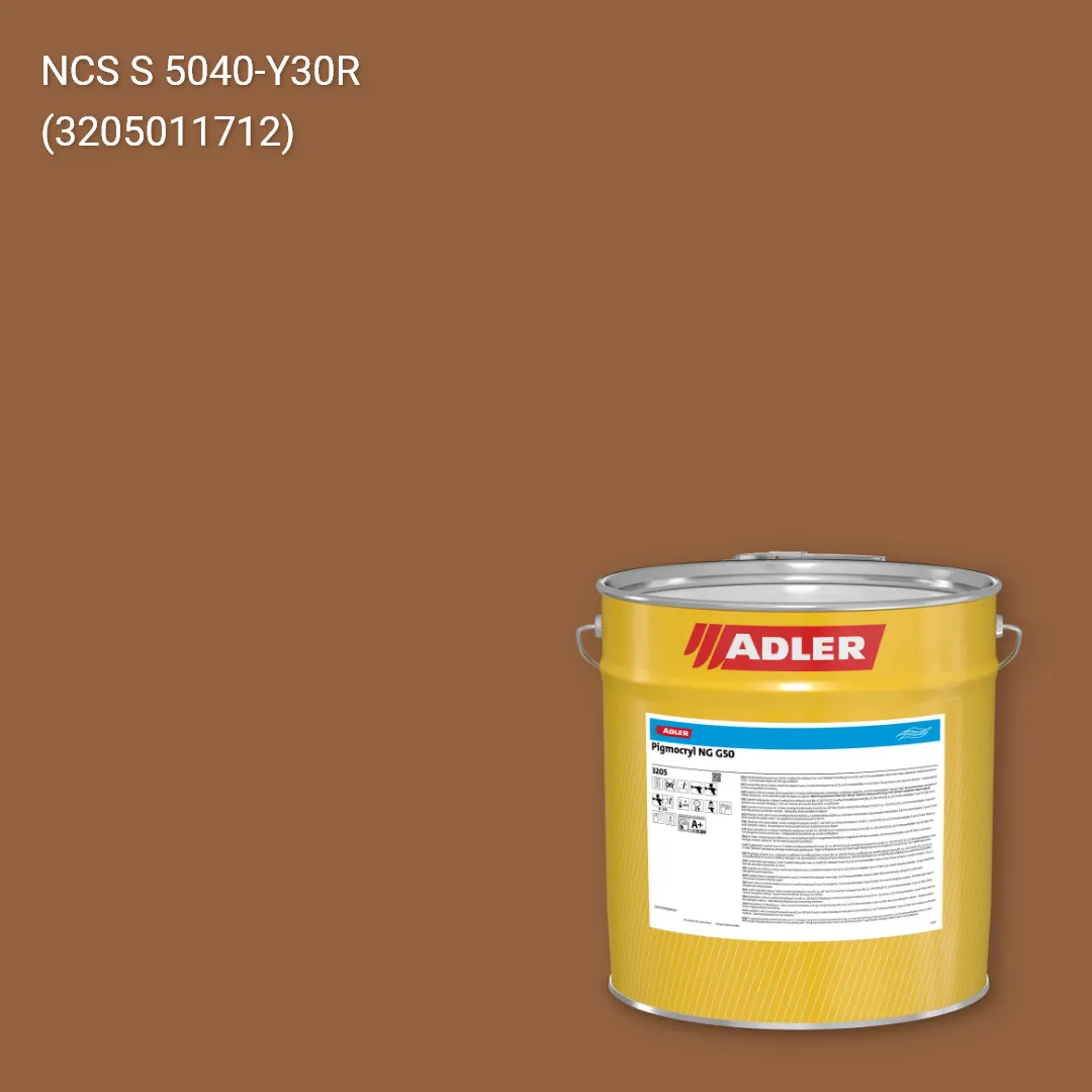 Лак меблевий Pigmocryl NG G50 колір NCS S 5040-Y30R, Adler NCS S