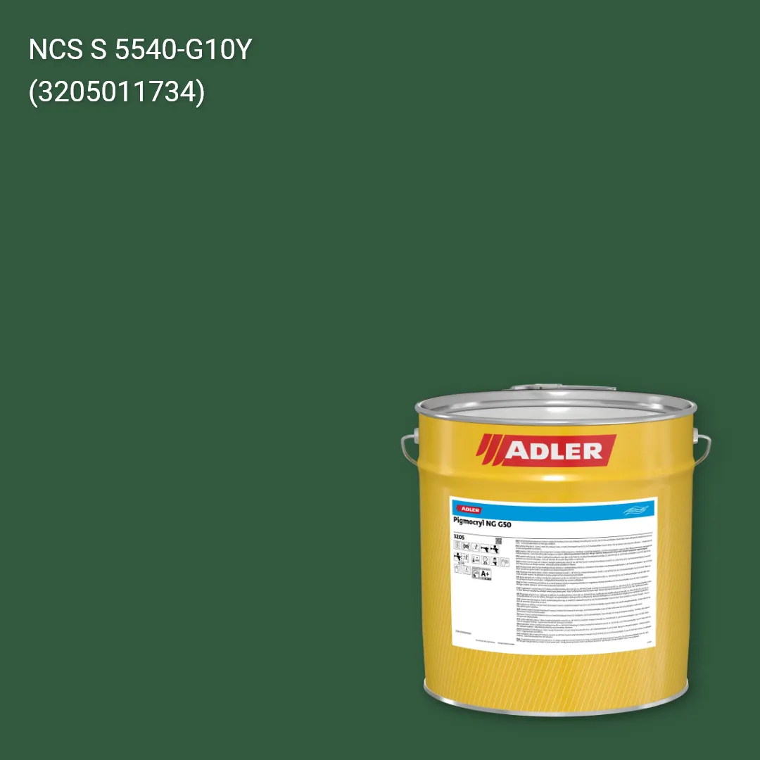Лак меблевий Pigmocryl NG G50 колір NCS S 5540-G10Y, Adler NCS S