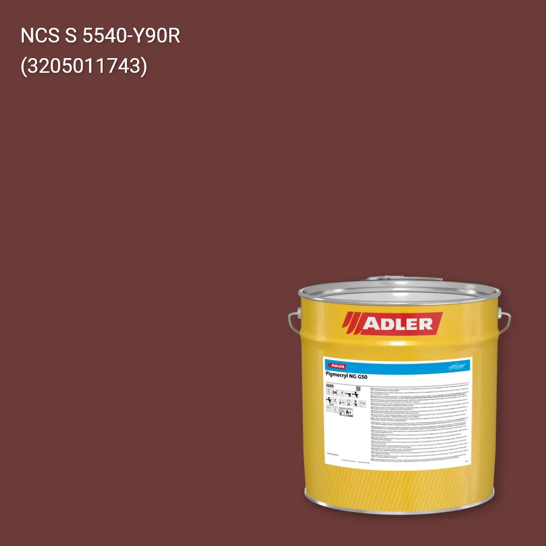 Лак меблевий Pigmocryl NG G50 колір NCS S 5540-Y90R, Adler NCS S