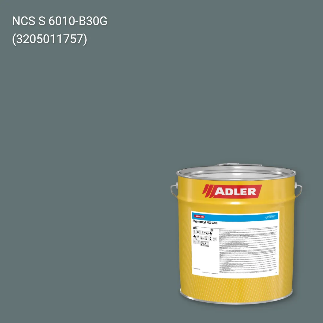 Лак меблевий Pigmocryl NG G50 колір NCS S 6010-B30G, Adler NCS S