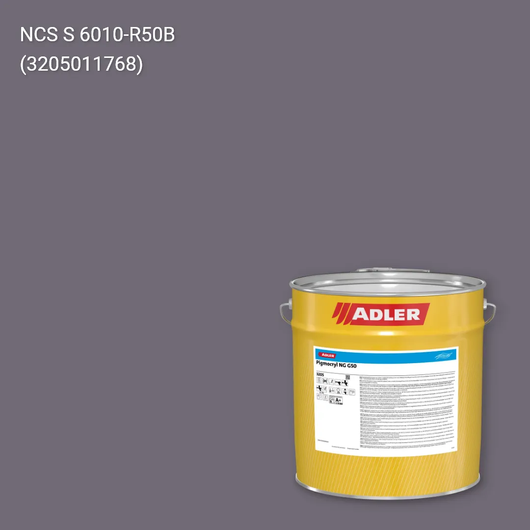 Лак меблевий Pigmocryl NG G50 колір NCS S 6010-R50B, Adler NCS S
