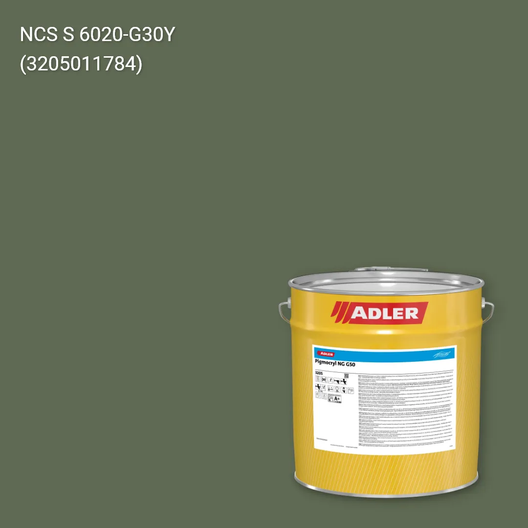 Лак меблевий Pigmocryl NG G50 колір NCS S 6020-G30Y, Adler NCS S