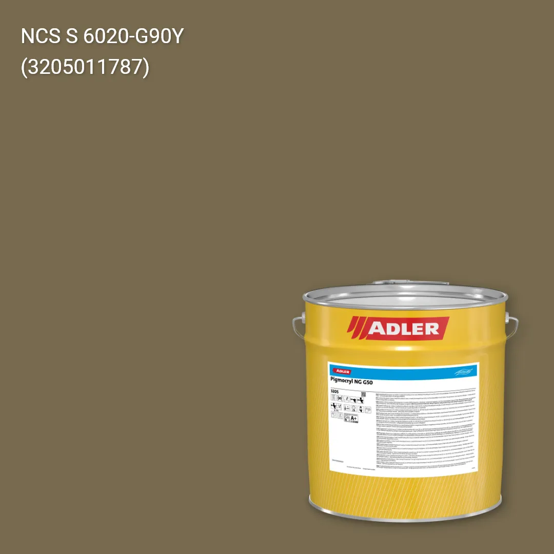 Лак меблевий Pigmocryl NG G50 колір NCS S 6020-G90Y, Adler NCS S