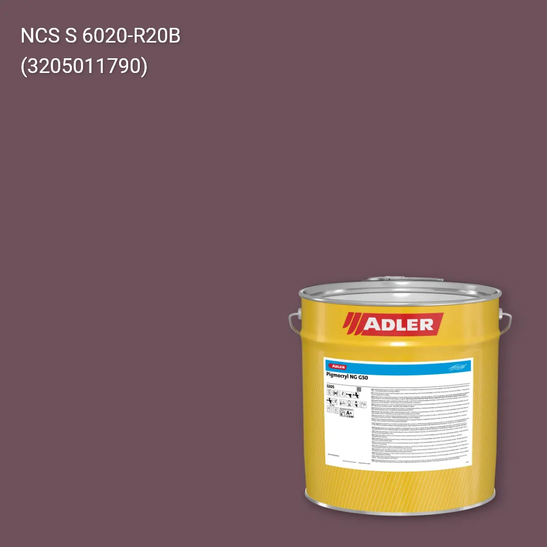 Лак меблевий Pigmocryl NG G50 колір NCS S 6020-R20B, Adler NCS S