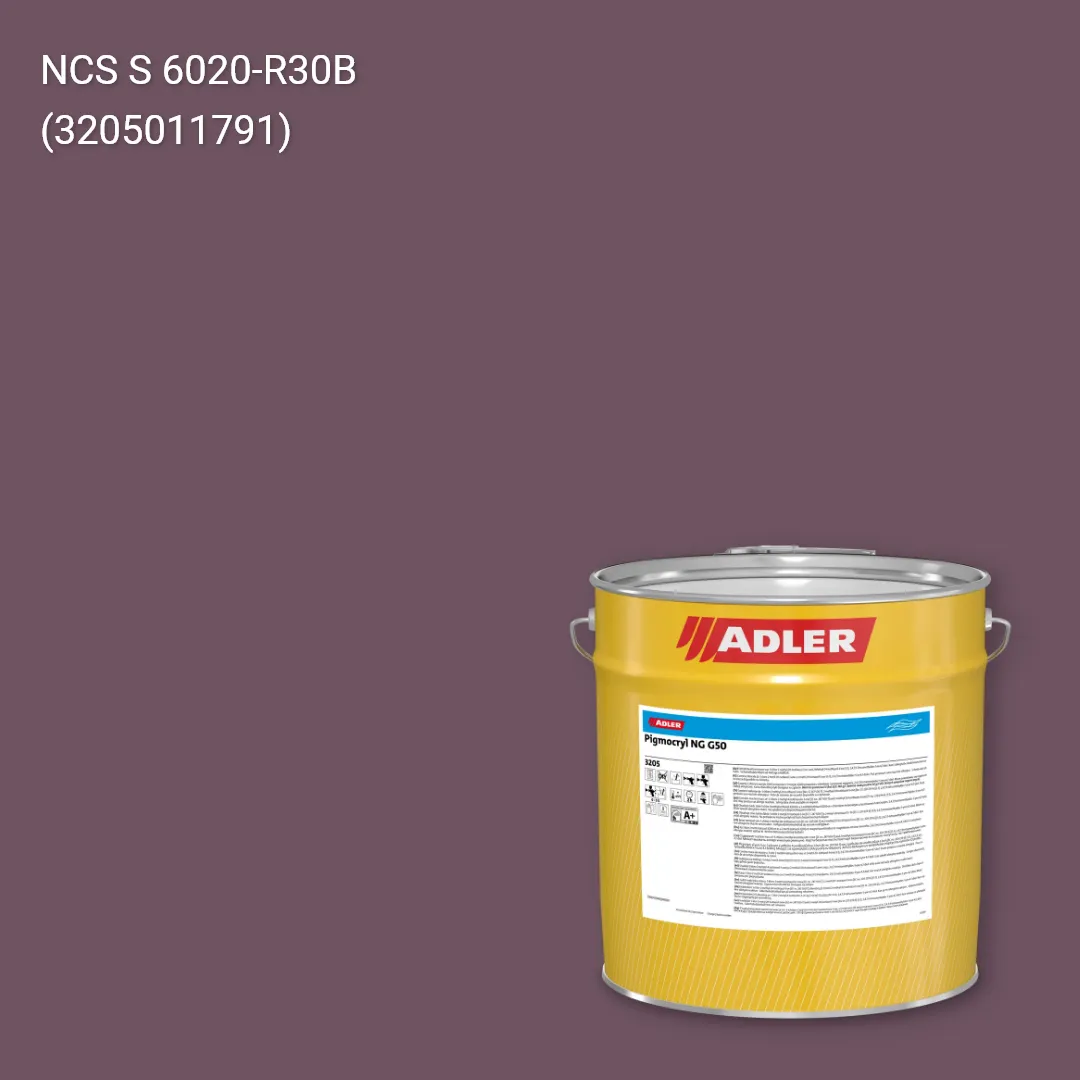 Лак меблевий Pigmocryl NG G50 колір NCS S 6020-R30B, Adler NCS S
