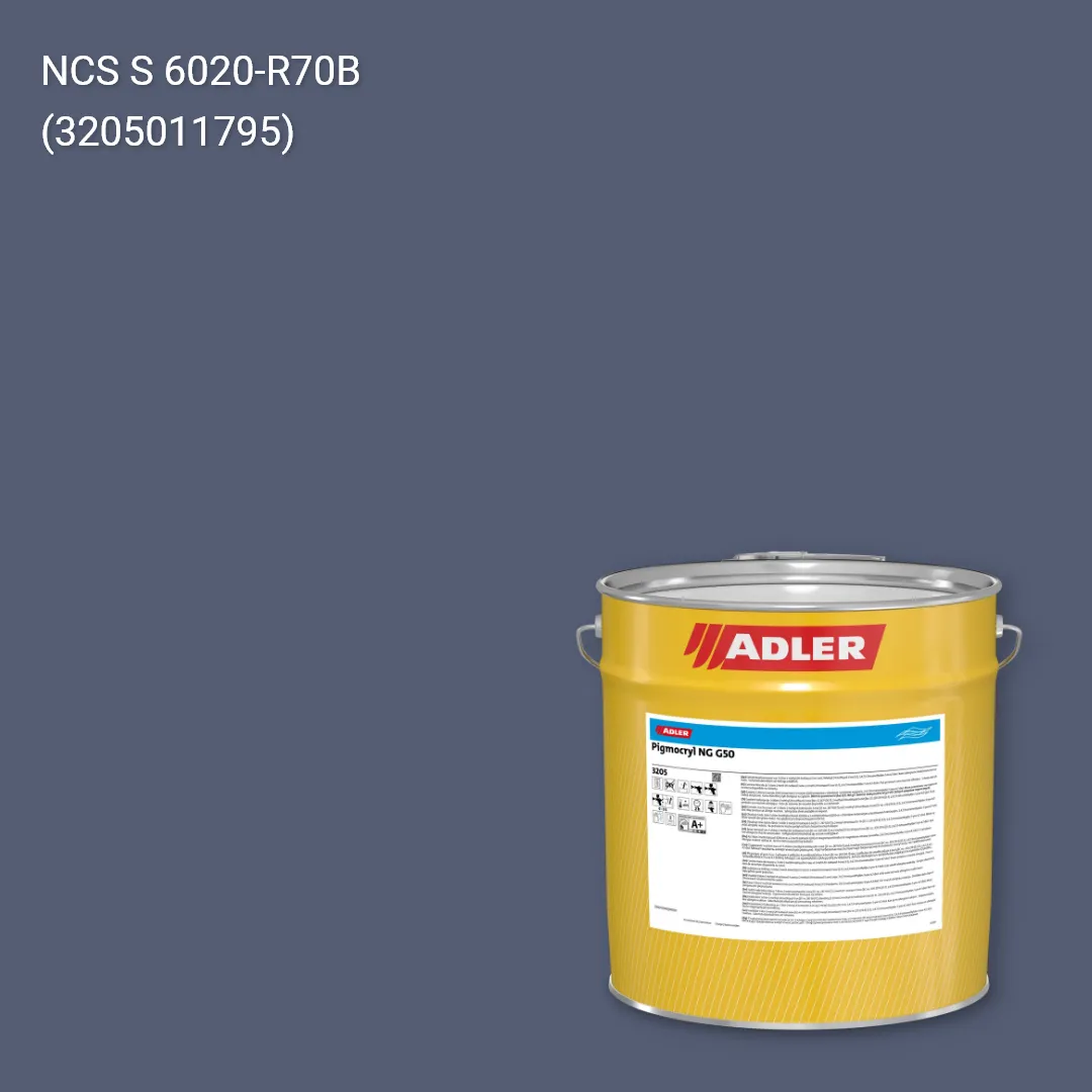 Лак меблевий Pigmocryl NG G50 колір NCS S 6020-R70B, Adler NCS S