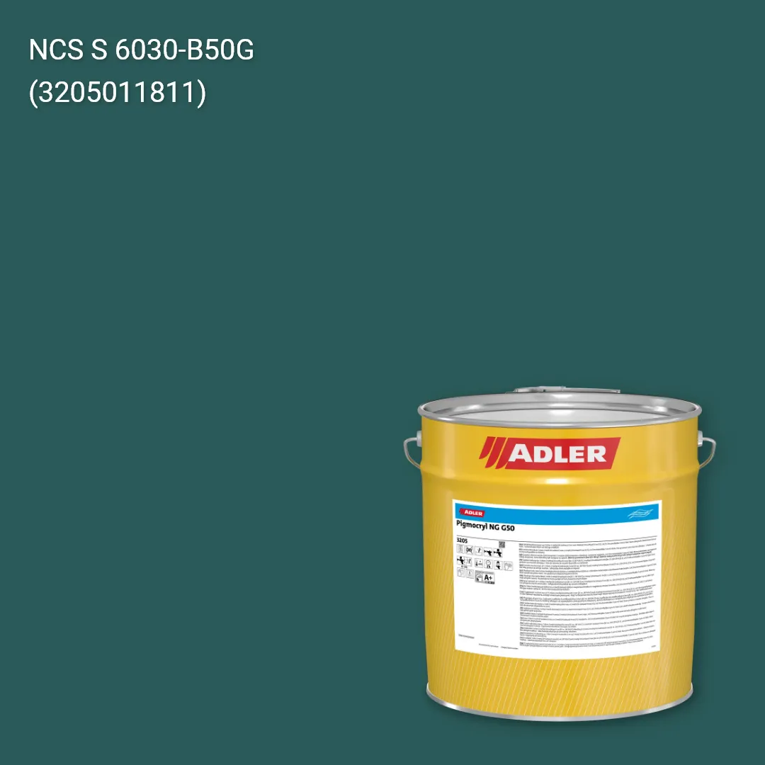 Лак меблевий Pigmocryl NG G50 колір NCS S 6030-B50G, Adler NCS S