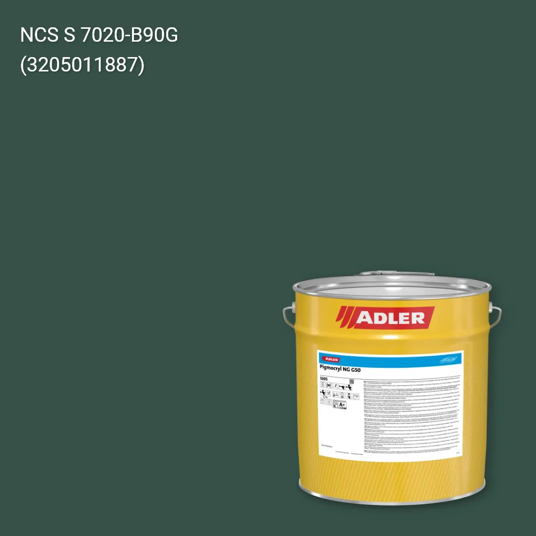 Лак меблевий Pigmocryl NG G50 колір NCS S 7020-B90G, Adler NCS S