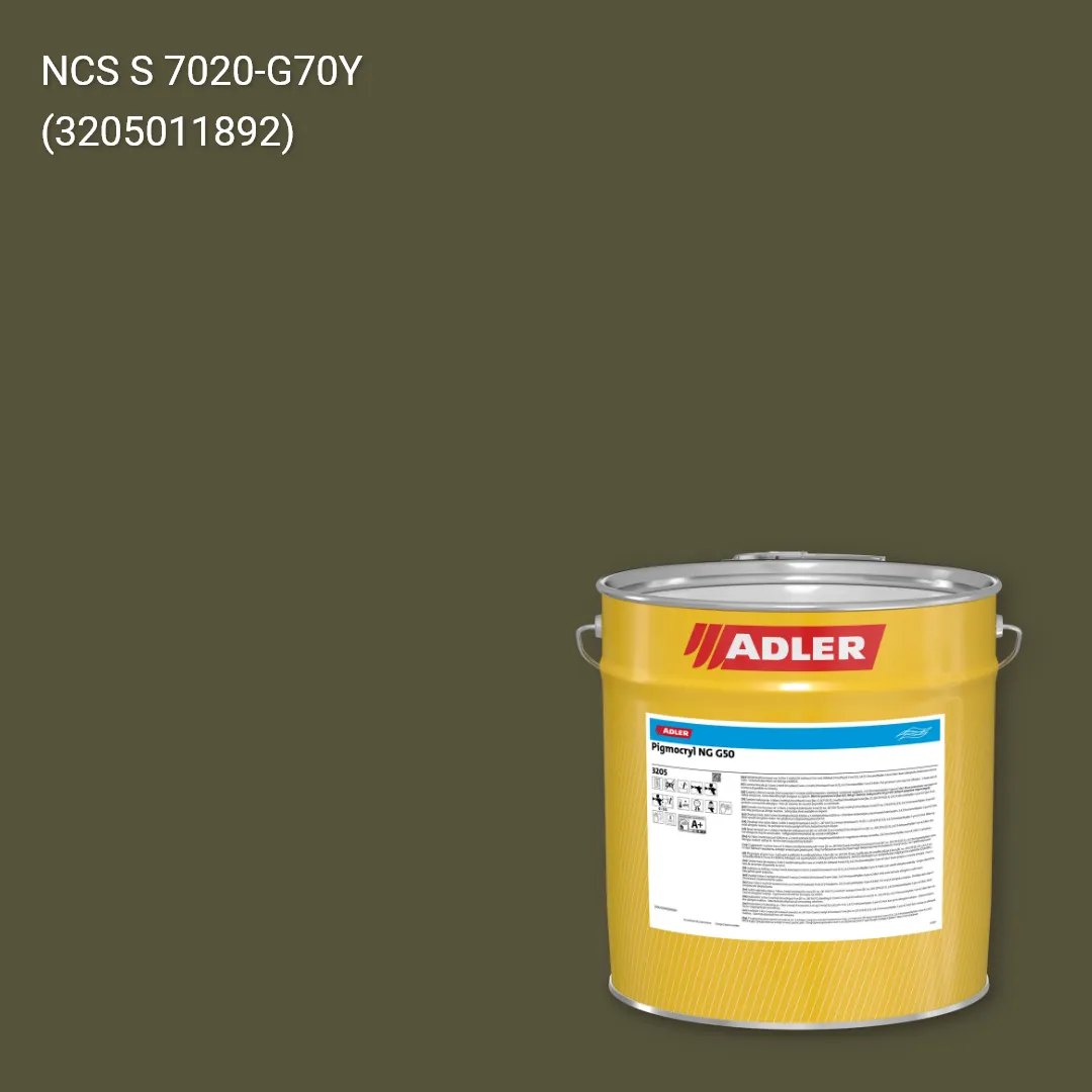 Лак меблевий Pigmocryl NG G50 колір NCS S 7020-G70Y, Adler NCS S
