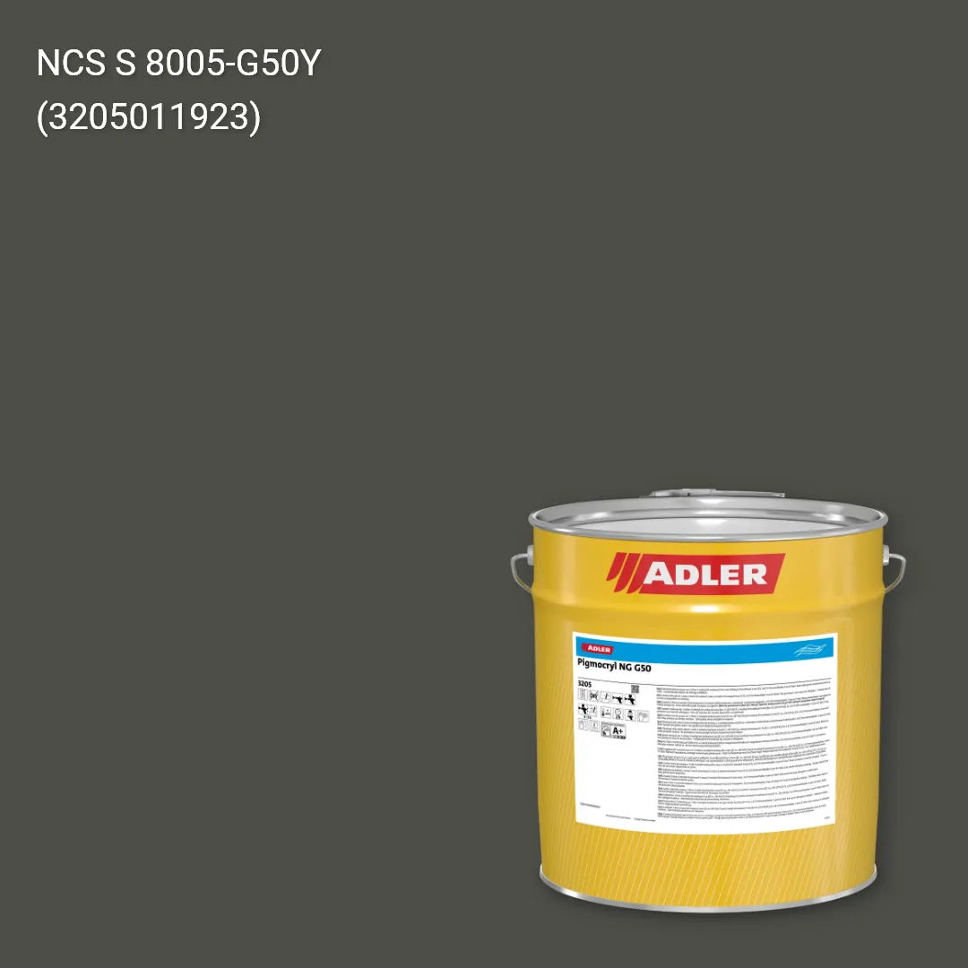 Лак меблевий Pigmocryl NG G50 колір NCS S 8005-G50Y, Adler NCS S