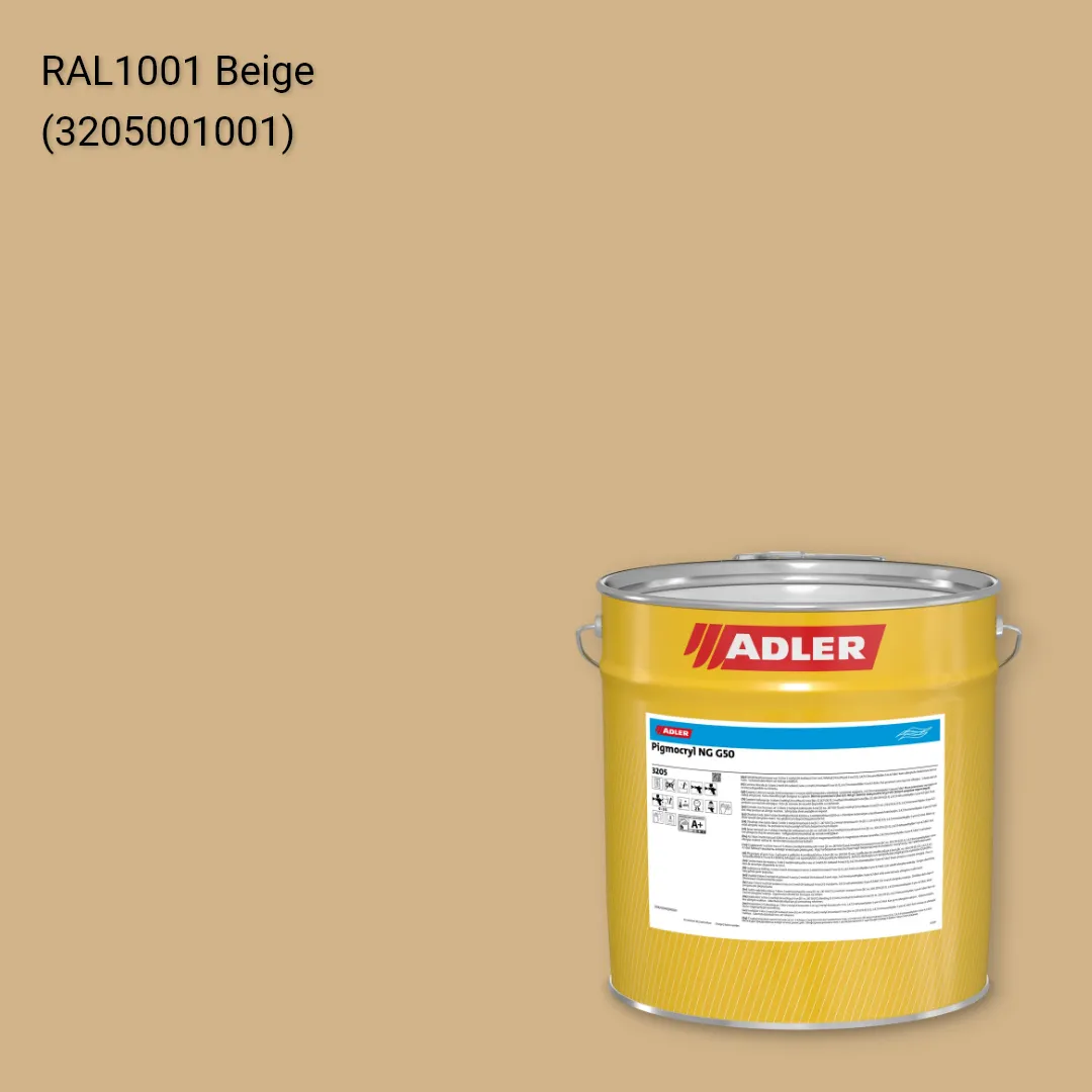 Лак меблевий Pigmocryl NG G50 колір RAL 1001, Adler RAL 192