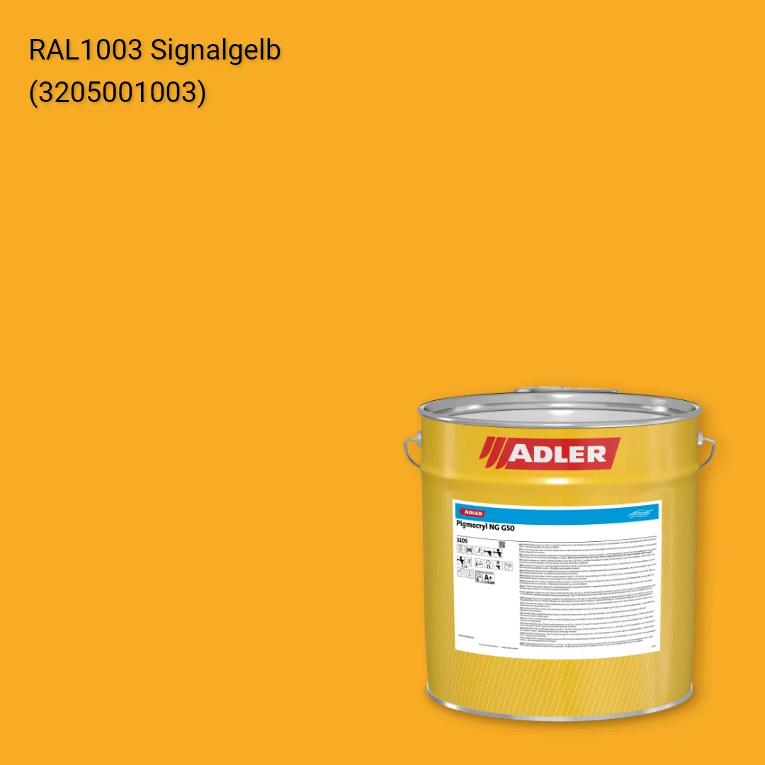 Лак меблевий Pigmocryl NG G50 колір RAL 1003, Adler RAL 192
