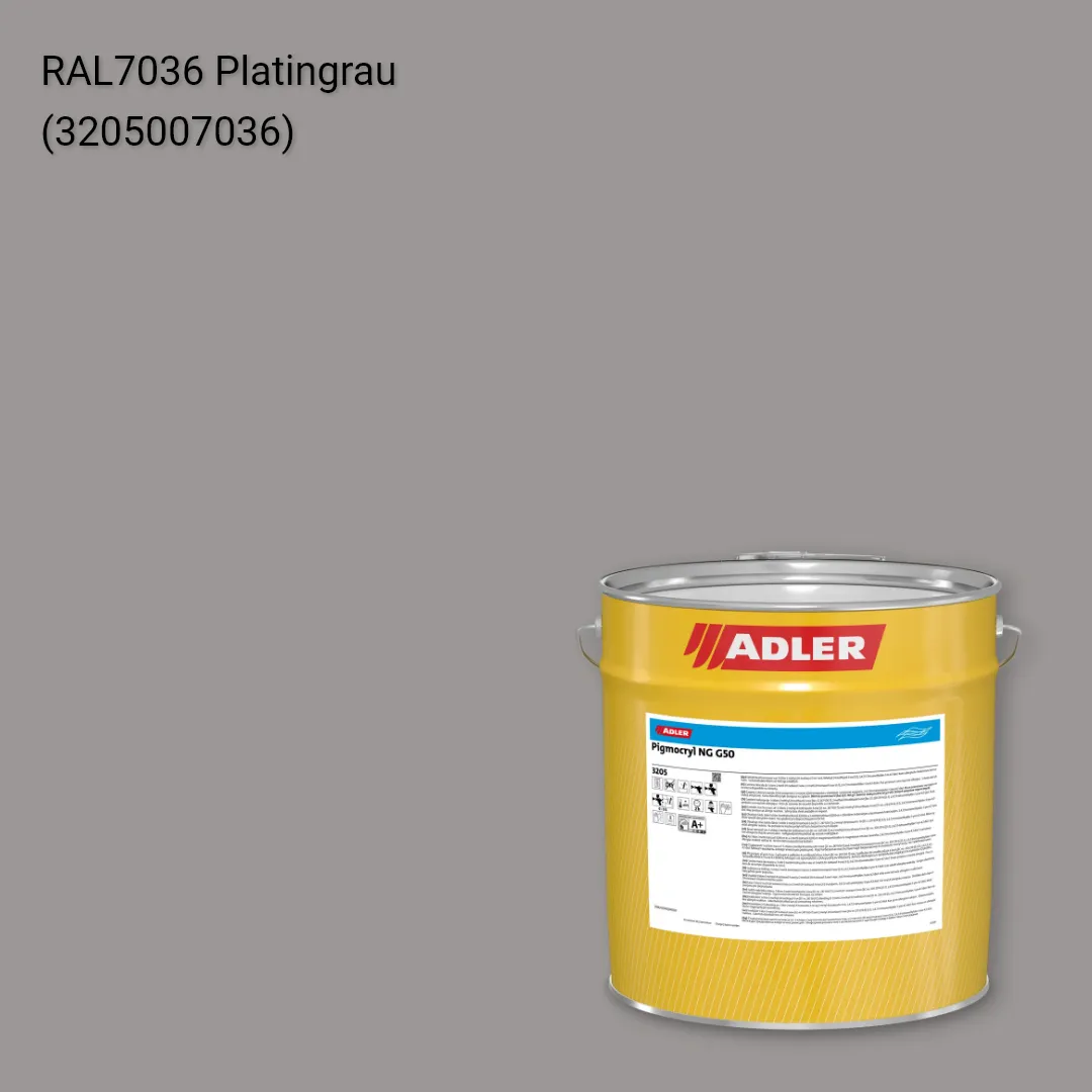 Лак меблевий Pigmocryl NG G50 колір RAL 7036, Adler RAL 192
