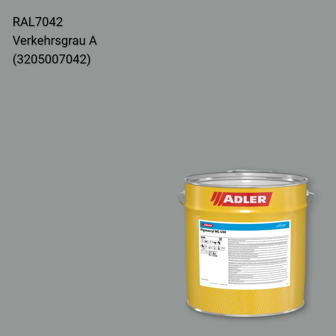 Лак меблевий Pigmocryl NG G50 колір RAL 7042, Adler RAL 192