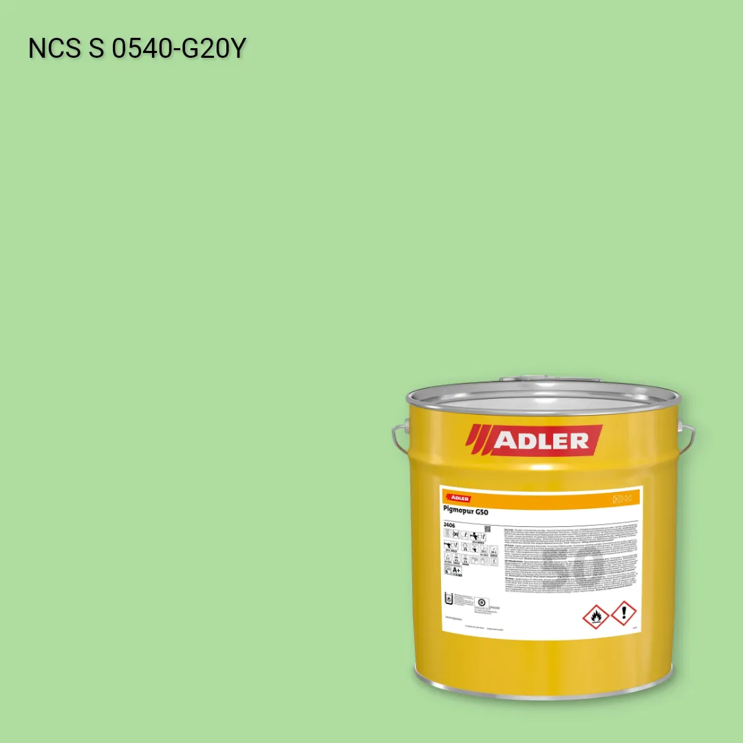 Лак меблевий Pigmopur G50 колір NCS S 0540-G20Y, Adler NCS S