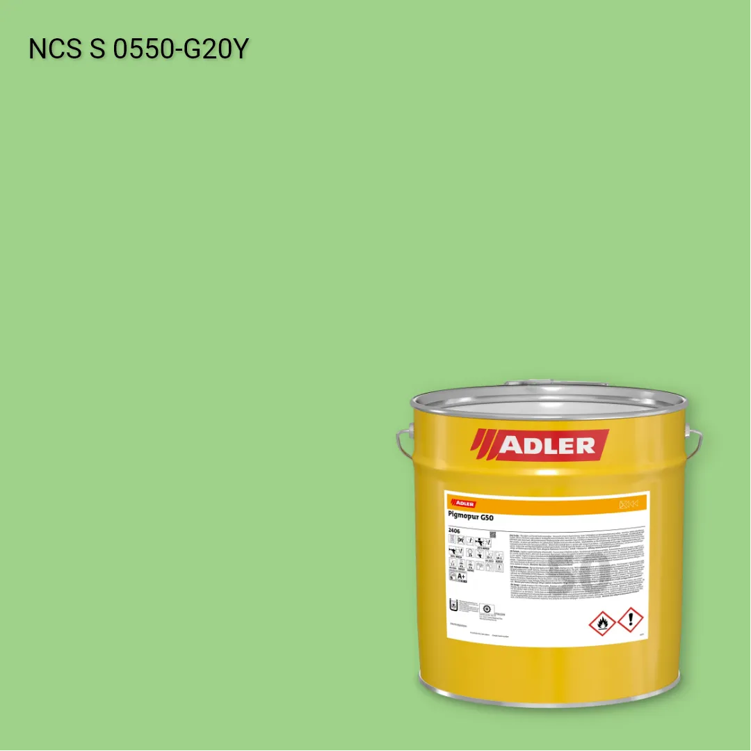 Лак меблевий Pigmopur G50 колір NCS S 0550-G20Y, Adler NCS S