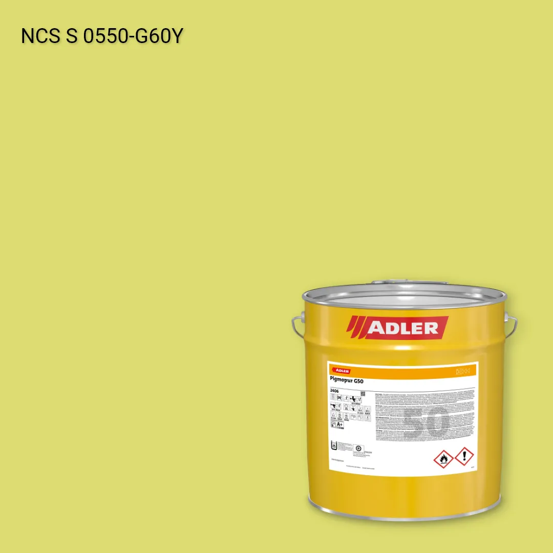 Лак меблевий Pigmopur G50 колір NCS S 0550-G60Y, Adler NCS S