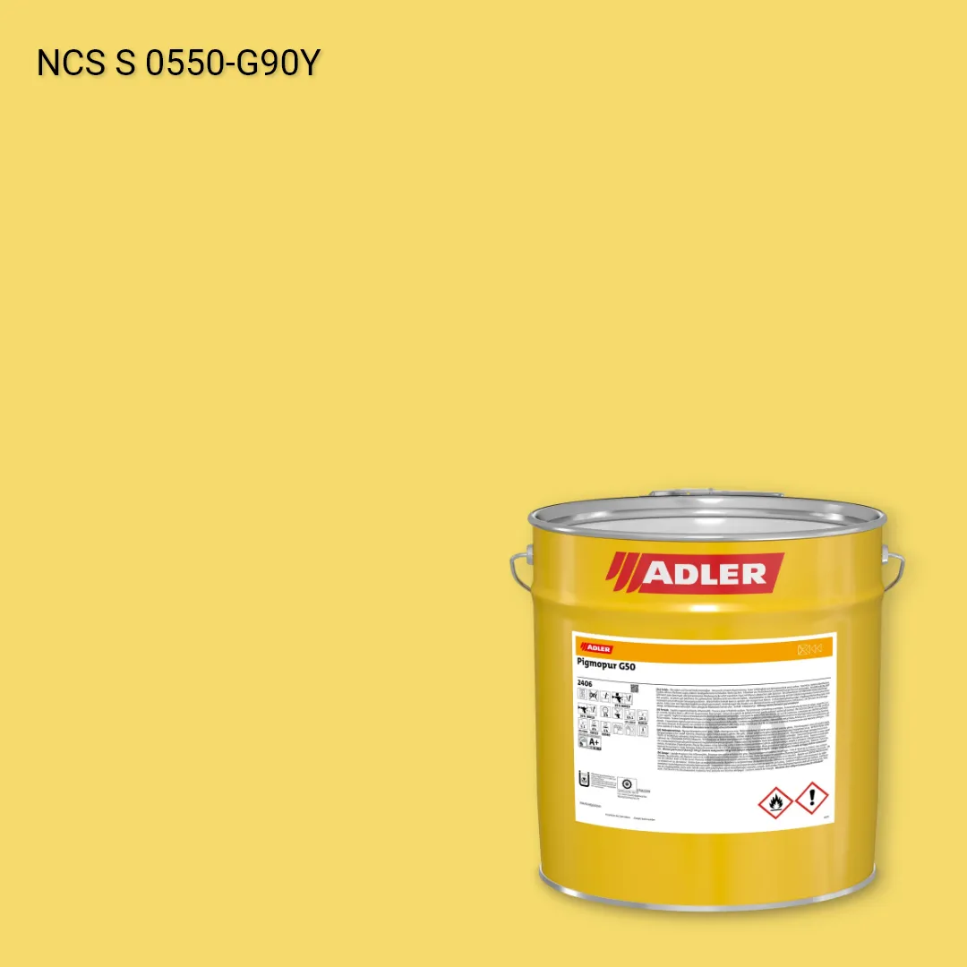 Лак меблевий Pigmopur G50 колір NCS S 0550-G90Y, Adler NCS S