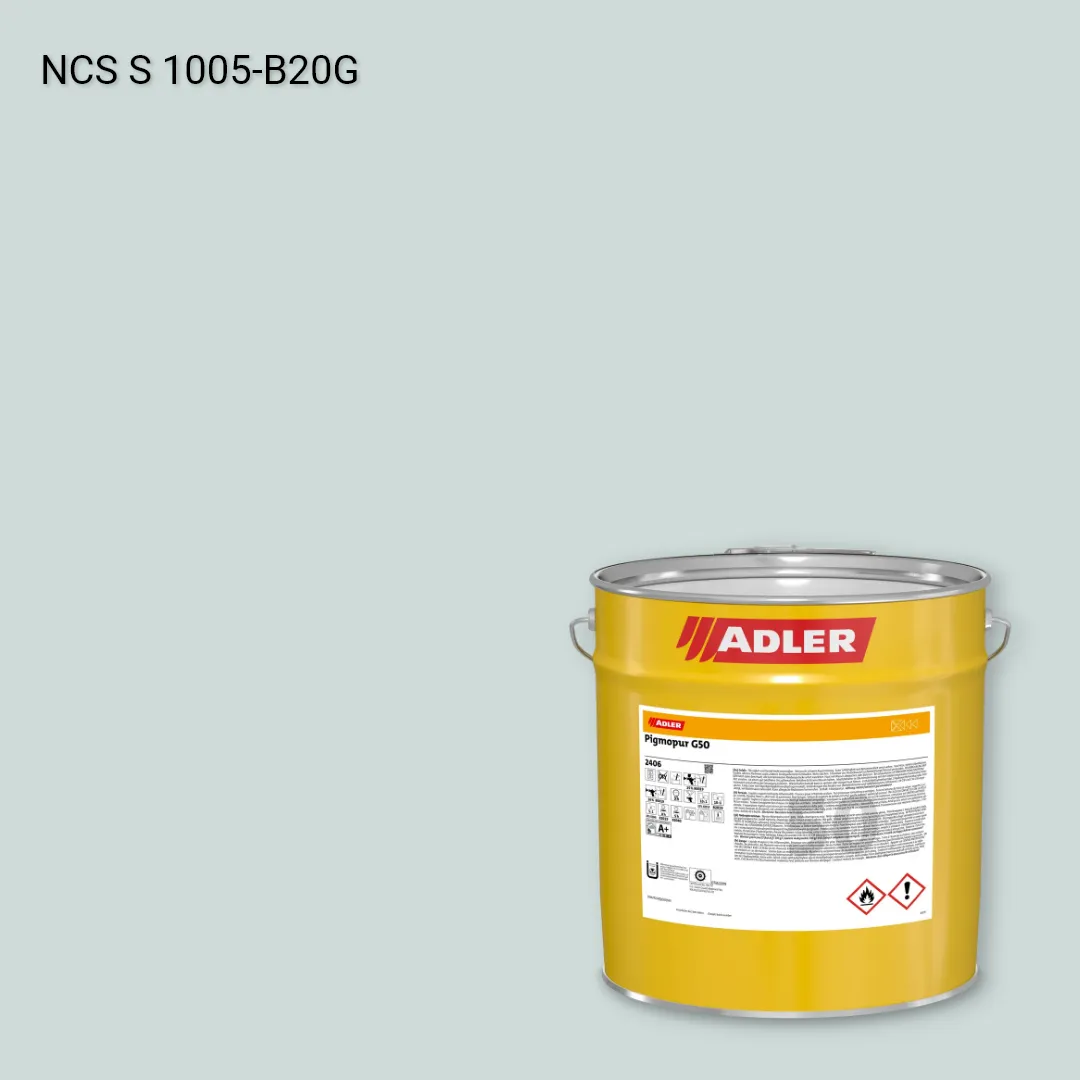 Лак меблевий Pigmopur G50 колір NCS S 1005-B20G, Adler NCS S