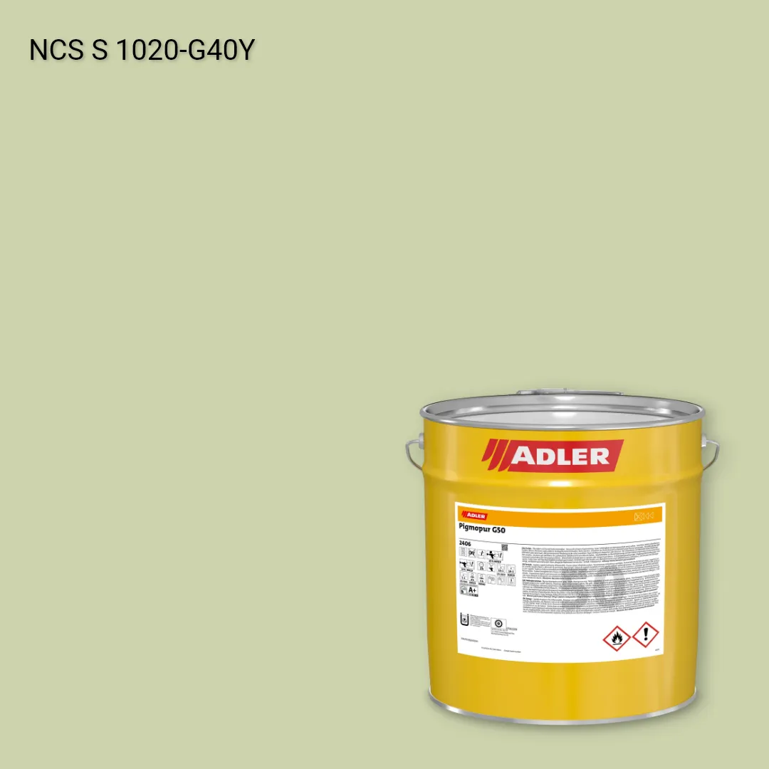 Лак меблевий Pigmopur G50 колір NCS S 1020-G40Y, Adler NCS S