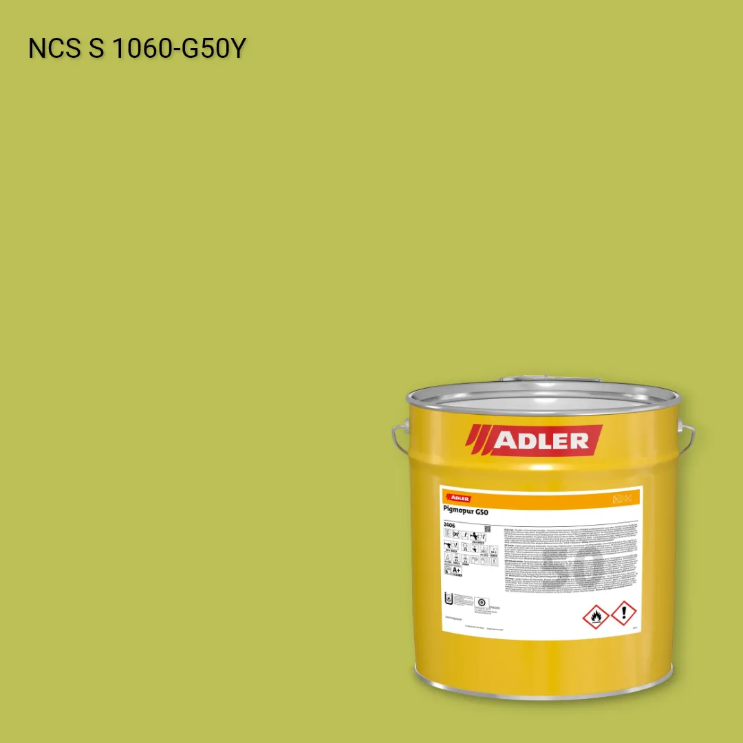 Лак меблевий Pigmopur G50 колір NCS S 1060-G50Y, Adler NCS S