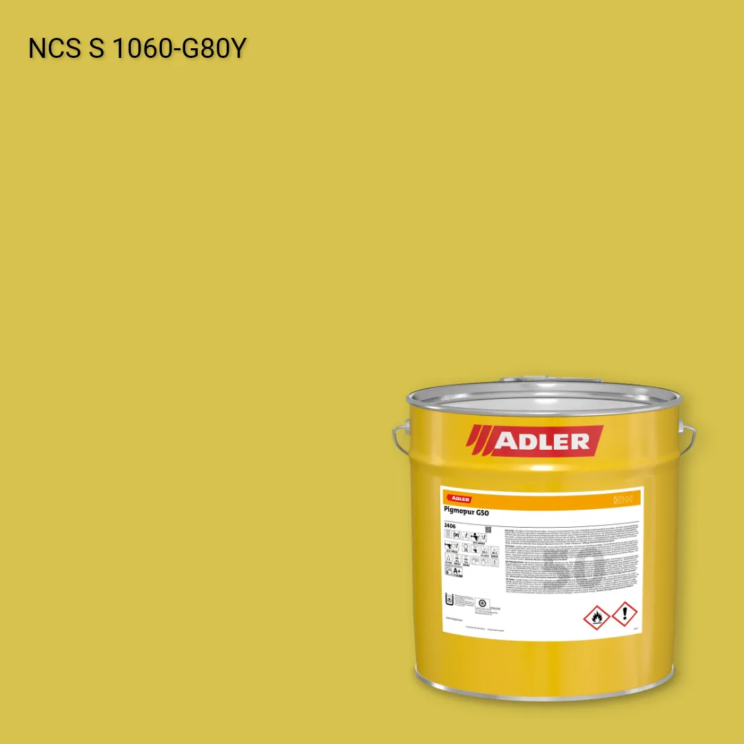 Лак меблевий Pigmopur G50 колір NCS S 1060-G80Y, Adler NCS S