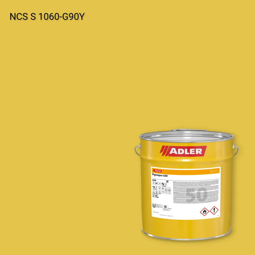 Лак меблевий Pigmopur G50 колір NCS S 1060-G90Y, Adler NCS S