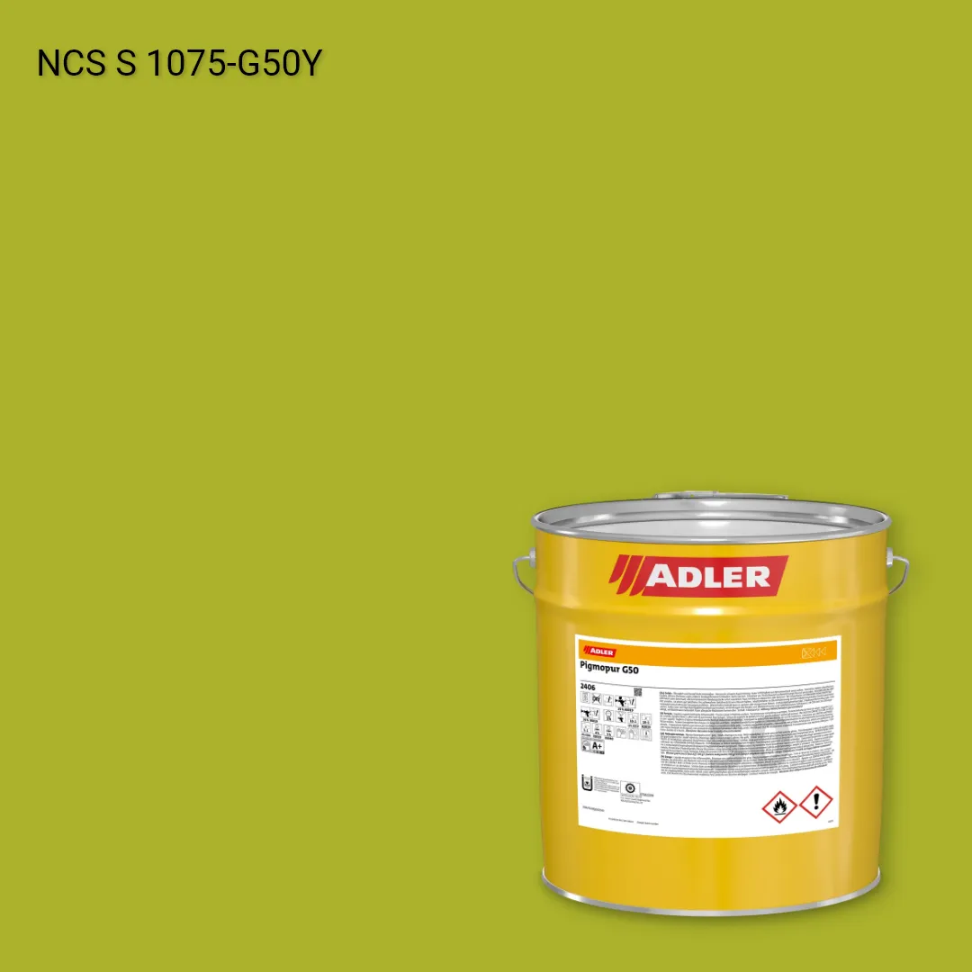 Лак меблевий Pigmopur G50 колір NCS S 1075-G50Y, Adler NCS S