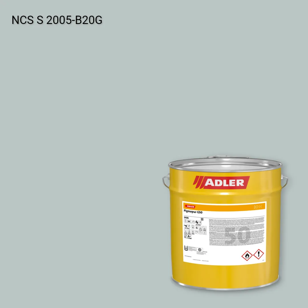 Лак меблевий Pigmopur G50 колір NCS S 2005-B20G, Adler NCS S